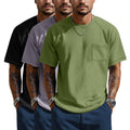 Olive Green, Gray, Black