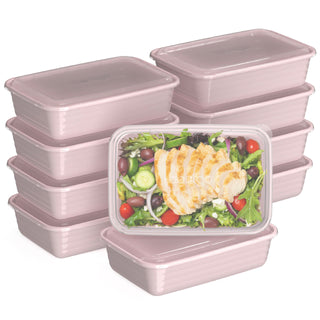 Bentgo Prep - 20-Piece 1-Compartment Reusable Meal Prep Containers with Lids, PFAS & BPA Free Materials, Durable, Microwave, Freezer, & Dishwasher Safe To Go Food Storage (Mint)