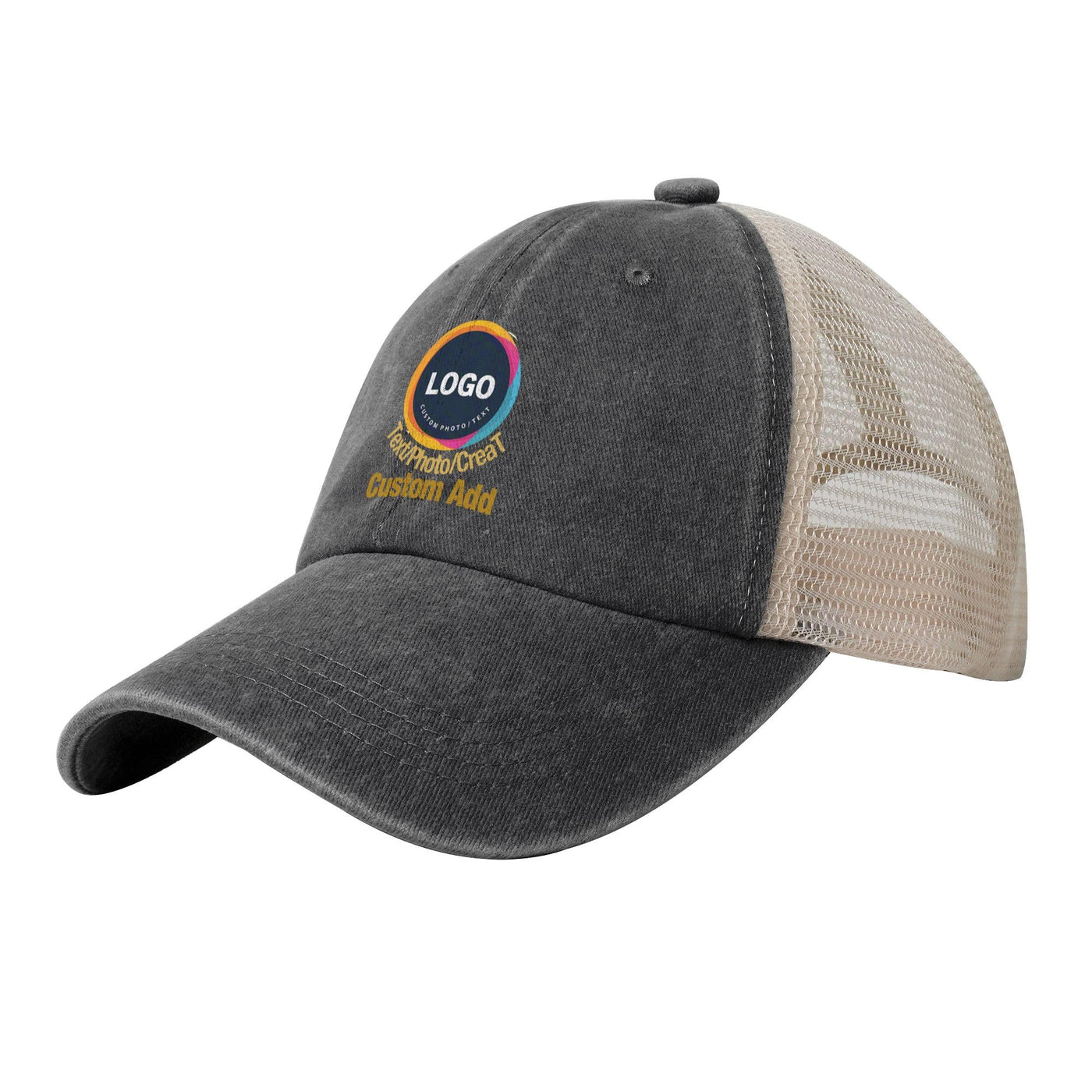 Custom Baseball Hats for Men & Women - Add Text/Photo/Logo - Adjustable Breathable Outdoor Hat, Sports & Casual- Bulk Supply