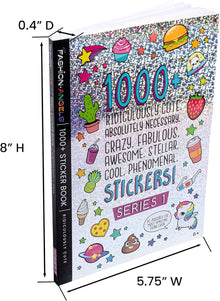 Fashion Angels 1000+ Ridiculously Cute Stickers for Kids - Fun Craft Stickers for Scrapbooks, Planners, Gifts and Rewards, 40-Page Sticker Book for Kids Ages 6+ and Up