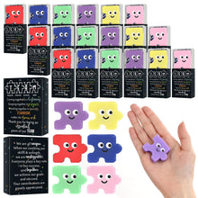 Wettarn 75 Sets Appreciation Gifts Cute Stress Balls with Support Boxes Bulk Party Favors for Employee Coworker Team Group Stuffers Office Prizes Positive Desk Decor