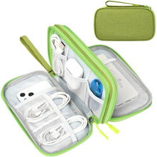 FYY Travel Cable Organizer Pouch Electronic Accessories Carry Case Portable Waterproof Double Layers All-in-One Storage Bag for Cord, Charger, Phone, Earphone Black