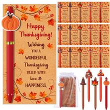 Marspark 30 Set Welcome Back to School Gifts Bulk Ballpoint Pens and Greeting Cards Set with Bags Twist Ties Composition First Day of School Gifts for Teacher Student Classroom Party Favors Supplies