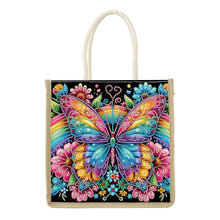 JZHYOAN Mandala Diamond Painting Canvas Tote Bags for Adults DIY Flower Diamond Art Tote Bags Kits Reusable Grocery Shopping Hand Storage Bag with Handles Portable Storage Bag for Family Woman Man