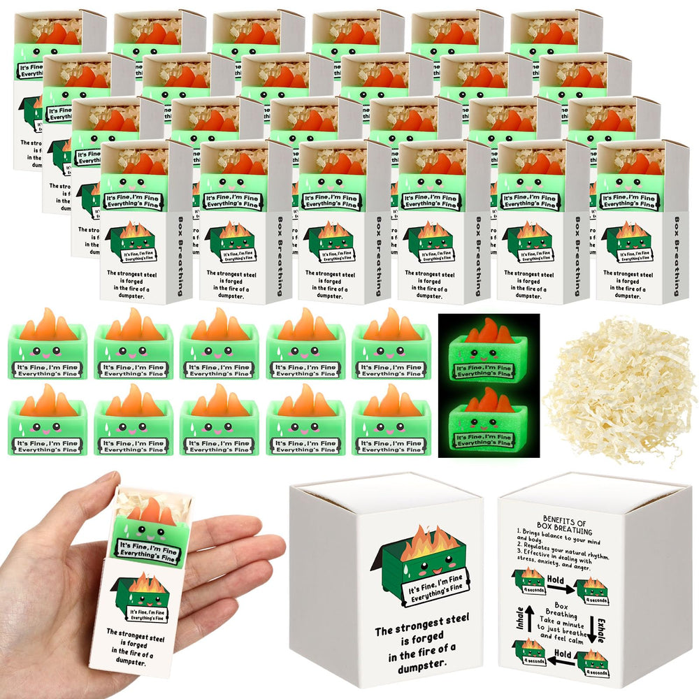 Wettarn 75 Sets Appreciation Gifts Cute Stress Balls with Support Boxes Bulk Party Favors for Employee Coworker Team Group Stuffers Office Prizes Positive Desk Decor