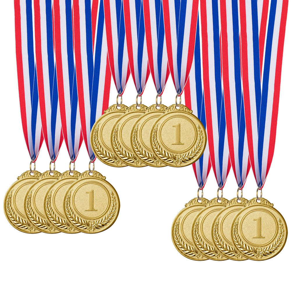 Gold Medals for Awards,1st Winner Medals for Sports, Competitions, Party, Olympic Style, 2 Inches
