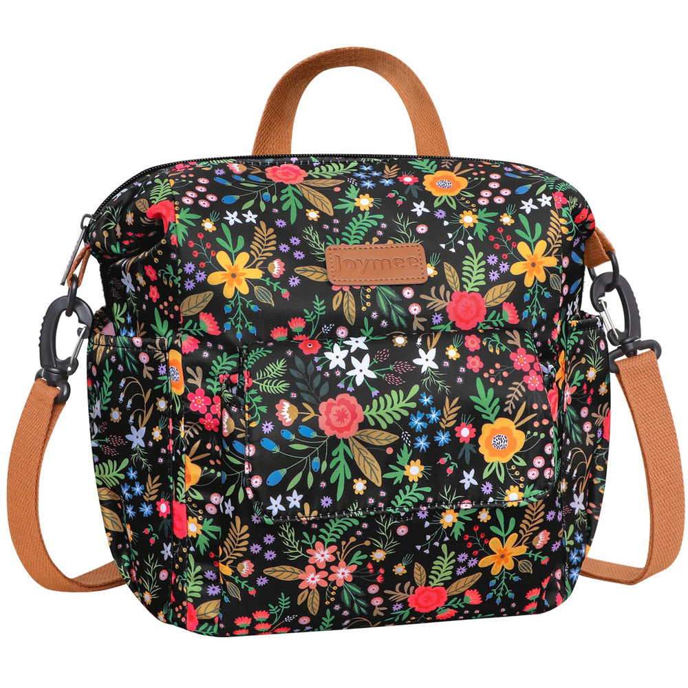 Joymee Lunch Bag Women, Reusable Leakproof Insulated Lunch Box- Purple | Large Capacity, Bottle Holder & Side Pockets, Leakproof Insulated Design, for Work, Travel, Picnic, for Adult