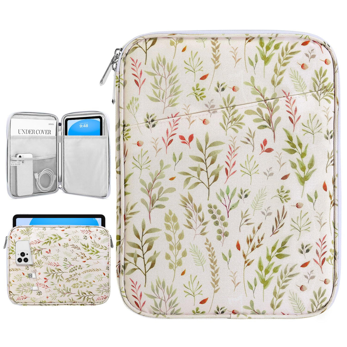 Dadanism 9-11" Tablet Sleeve Bag Carrying Case for iPad (A16) 11th Gen 11", iPad 10th Gen 10.9" Air 5/4, iPad Air M4/Pro 11", iPad 9/8/7th, Galaxy Tab A11+ Plus 11", Remarkable 2 10.3", Black