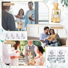 Geelin 31 Pcs Housewarming Gifts Bulk Engraved Cutting Board New Home Beginning Kitchen Towels Cards Bamboo Spoons House Warming Gift Set for Homeowner Neighbor Couple Apartment Kitchen (Rectangle)