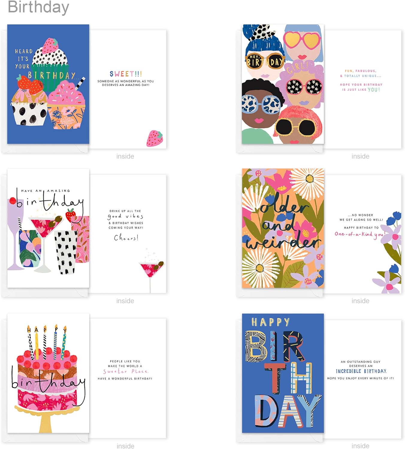 American Greetings 30-Count All Occasions Card Bundle with Keepsake Box and Envelopes- Designed by Stop The Clock