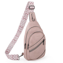 TANTOMI Sling Bag Crossbody Bags for Women Leather Cross Body Bag Trendy Fanny Pack Chest Travel Purse with Adjustable Strap