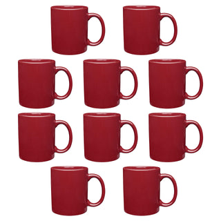 Father’s Day Custom Ceramic Coffee Mugs 11 oz. Set of 10/50/100, Personalized Bulk Pack - Coffee Cup Set, Iced Coffee Cup, Gaming Mug for Dad - White