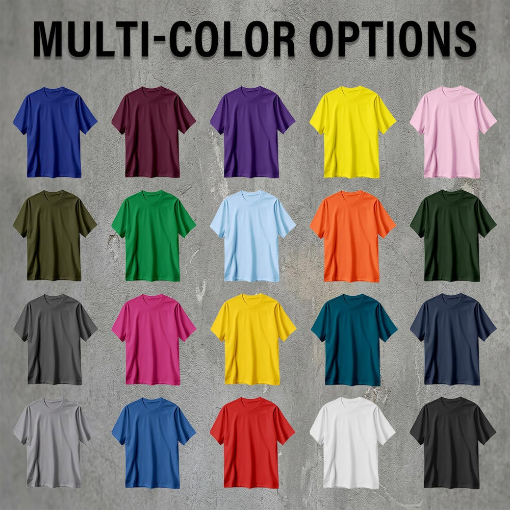 Custom T Shirts with Photo/Logo/Text - Personalized Comfort Cotton Tee for Men Women Design Your Own Shirt Front & Back Print
