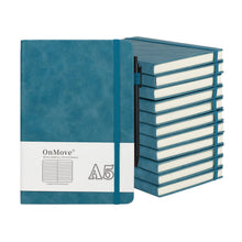 Notebooks Journal for Women Men 12 Pack Bulk Leather Hardcover with Pen Holder A5 160 Pages 100 GSM Thick Paper for Work School Lined Brown