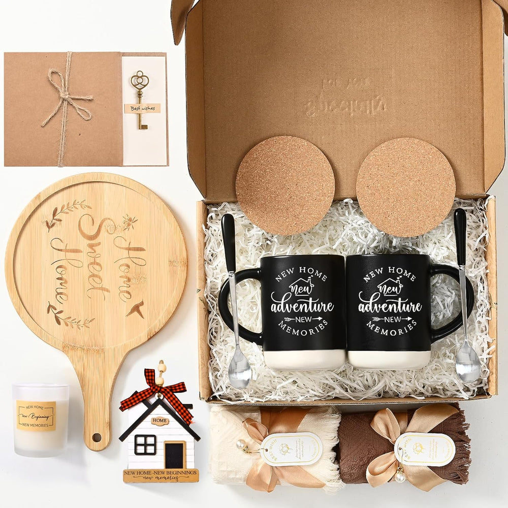 YHRJWN 13 Pcs House Warming Gifts New Home, New Home Gift Ideas, Housewarming Gift for Homeowners Women Men Friends, Closing Gifts for House Buyers