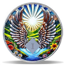 2 Year Angel Wings Sobriety Coin – Radiant Sunrise NA Medallion – Spiritual Token for Recovery & Clean Time – Empowering NA AA Chips – Gift for Men & Women