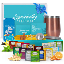 Modern Elegance Tea Tumbler Gift Set for Women, Teal