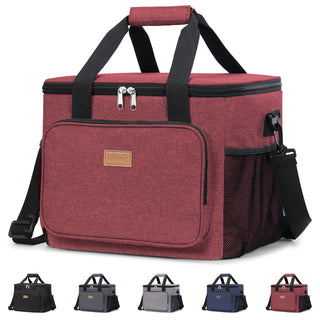 Lifewit Medium Lunch Bag, Insulated Lunch Box, Soft Cooler Cooling Tote for Adult Men Women, Black 12-Can (9L)