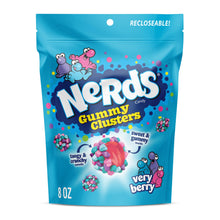 Nerds, Juicy Gummy Clusters, Strawberry Punch, Juicy and Gummy Candy, 1 Stand up Bag, for Snacking and Sharing, 7.2 Ounce