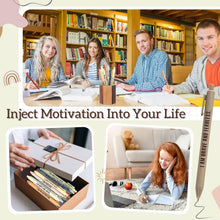 Funrous 48 Pcs Positive Affirmation Pens Bulk Retractable Motivational Ballpoint Pens Inspirational Gift for Staff Teacher Coworker Student Employee Appreciation School Office Home(Color 1)