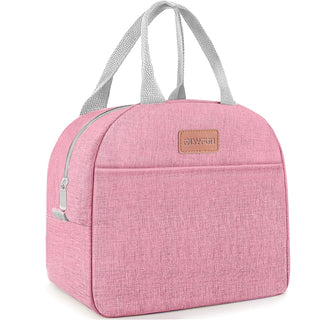Lunch Bag for Women & Men Adult Insulated Lunch Box, Small Leakproof Cooler Food Lunch Containers Reusable High Capacity Lunch Tote Bags for Work, Travel, Outdoor (Grey)