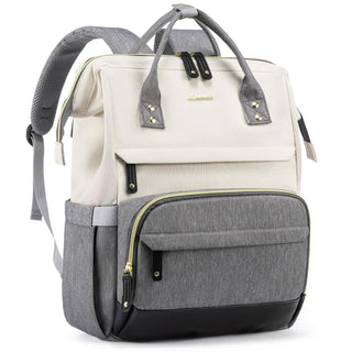 LOVEVOOK Laptop Backpack for Women, 15.6 Inch Work Business Backpacks Purse With Large Capacity, Waterproof Nurse Bag College Bookbag for School, Waterproof Casual Daypack for Travel