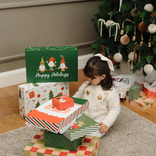 ZICOTO Beautiful Christmas Gift Boxes Set of 15 - Stylish Holiday Present Boxes with Assorted Festive Designs for Easy Christmas Gift Wrapping - Perfect Variety Set for Shirts, Clothing and More