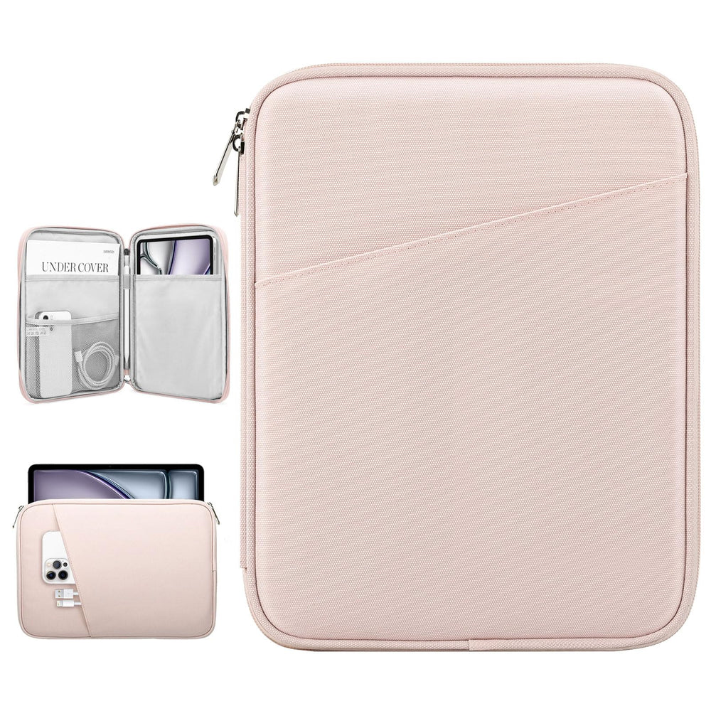 Dadanism 9-11" Tablet Sleeve Bag Carrying Case for iPad (A16) 11th Gen 11", iPad 10th Gen 10.9" Air 5/4, iPad Air M4/Pro 11", iPad 9/8/7th, Galaxy Tab A11+ Plus 11", Remarkable 2 10.3", Black