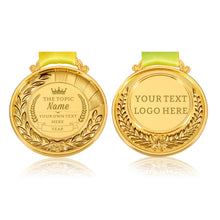 Custom Medals for Awards with Logo Text Make Your Own Medals for Kids Adults Personalized Medals for School Sports Office Team Rewards Party Favors Customized Medallions with Neck Ribbon