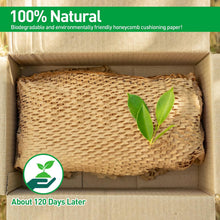 MAXECHO 50 Sheets Honeycomb Packing Paper Expanded Size 12" × 16" Unexpanded Size 14.5" × 11" Bubble Cushioning Wrap for Moving Shipping Products Gifts Wrapping Essentials Packaging Materials Supplies