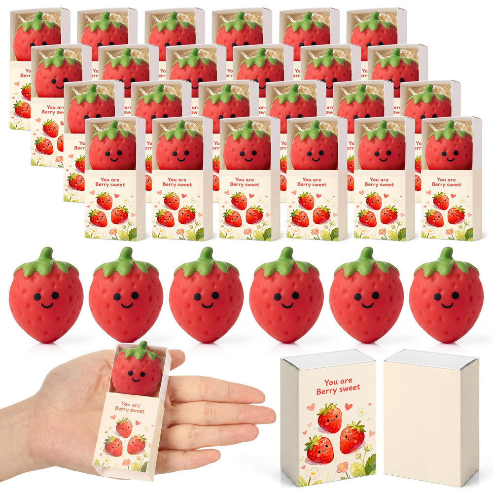 Wettarn 75 Sets Appreciation Gifts Cute Stress Balls with Support Boxes Bulk Party Favors for Employee Coworker Team Group Stuffers Office Prizes Positive Desk Decor