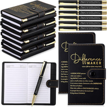Marspark 10 Set Differen Marker Employee Appreciation Gift Inspirational A5 Leather Notepad with Motivational Pen Thank You Gift for Men Women Cna Nurse Volunteer Staff Team Office Teacher Fathers Day