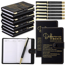Marspark 10 Set Differen Marker Employee Appreciation Gift Inspirational A5 Leather Notepad with Motivational Pen Thank You Gift for Men Women Cna Nurse Volunteer Staff Team Office Teacher Fathers Day