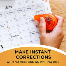 BIC Wite-Out EZ Correct Correction Tape, White, No Dry Time, Tear Resistant Tape, 2-Count
