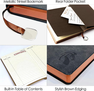 LeStallion Nice Black Notebook Ruled - Soft Cover Faux Leather Journal - 120GSM Premium Writing Paper - 200 Numbered Pages - A5 High End Black Journal Lined - Black Leather Journal For Men & Women