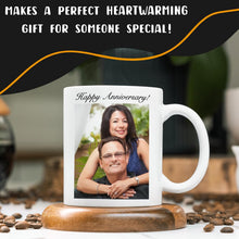 Personalized Coffee Mug, Custom Picture Text or Logo Ceramic Mug, Customized Gift for Men & Women, Taza Personalizada with Photo and Words, Customizable 11 Oz Tea Cup | White
