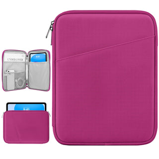 Dadanism 9-11" Tablet Sleeve Bag Carrying Case for iPad (A16) 11th Gen 11", iPad 10th Gen 10.9" Air 5/4, iPad Air M4/Pro 11", iPad 9/8/7th, Galaxy Tab A11+ Plus 11", Remarkable 2 10.3", Black
