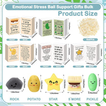 Wettarn 75 Sets Appreciation Gifts Cute Stress Balls with Support Boxes Bulk Party Favors for Employee Coworker Team Group Stuffers Office Prizes Positive Desk Decor