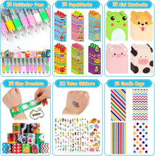 Stationery Party Pack, 24 Pack Birthday Goodie Bags with Multicolor Pen Mini Notebooks for Goodie Bag Classroom Gifts Kids Class Rewards Prizes