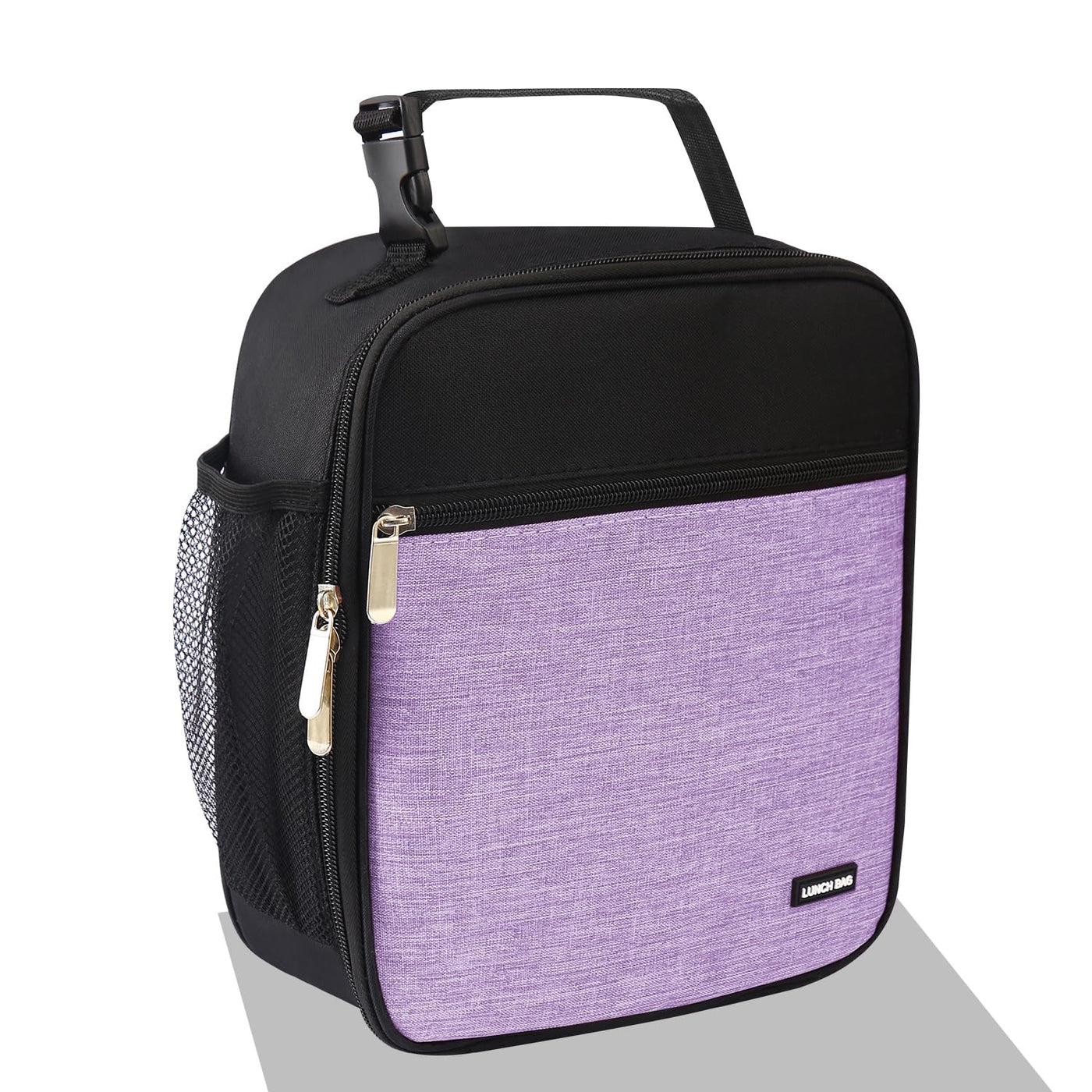 Lovoeo Lunch box Lunch bag for men women Insulated Lunchbox Lunch bags for Work Picnic Travel (Black)