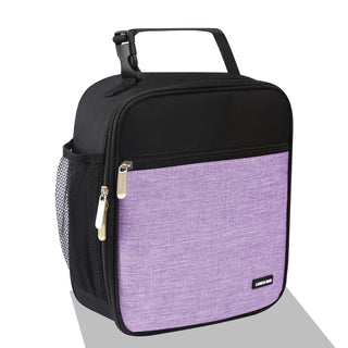 Lovoeo Lunch box Lunch bag for men women Insulated Lunchbox Lunch bags for Work Picnic Travel (Black)