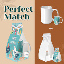Joyclub Graduation Gifts 12 Set Sublimation Mugs Blank 15 oz Coffee Mugs Bulk White Ceramic Cups with Handle Tazas Para Sublimar for Coffee Latte Tea Milk Soup DIY Gifts