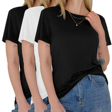 GAYHAY 3 Pack Womens T-Shirts - Short Sleeve Spring Summer Tops Crew Neck Trendy Casual Work Soft Basic Tees for Ladies 2026