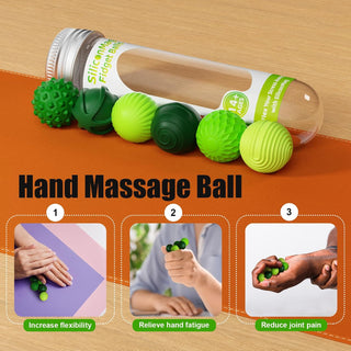 Silicone Magnetic Balls, Fidget Toys, 6-Pack Stress Relief Toys for Adults, Teens, Sensory Toy for Fingers Hands, Quiet Office Desk Toys with Textures, Magnet Fidget Fun Gift