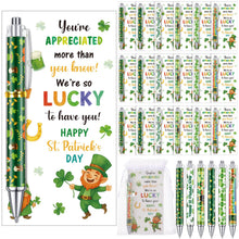 Marspark 30 Set Welcome Back to School Gifts Bulk Ballpoint Pens and Greeting Cards Set with Bags Twist Ties Composition First Day of School Gifts for Teacher Student Classroom Party Favors Supplies