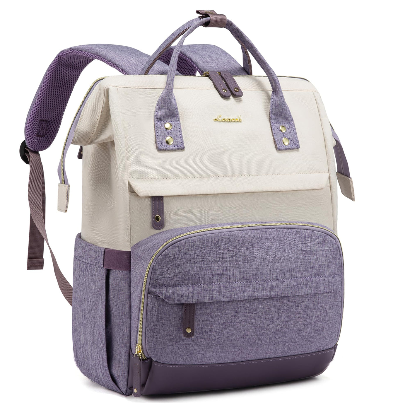 LOVEVOOK Laptop Backpack for Women, 15.6 Inch Work Business Backpacks Purse With Large Capacity, Waterproof Nurse Bag College Bookbag for School, Waterproof Casual Daypack for Travel