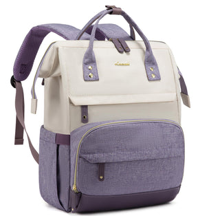 LOVEVOOK Laptop Backpack for Women, 15.6 Inch Work Business Backpacks Purse With Large Capacity, Waterproof Nurse Bag College Bookbag for School, Waterproof Casual Daypack for Travel