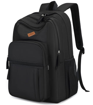 abshoo Classical Basic Womens Travel Backpack For College Men Water Resistant Bookbag (Black)