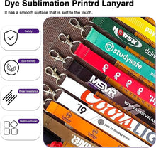 Auroyagift Personalized Lanyard with Logo Text Name 5/10/100/1000PCS, Neck Straps Keychains Customize For Women Men, ID Badges,Keys Office School Event