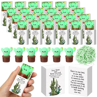 Wettarn 75 Sets Appreciation Gifts Cute Stress Balls with Support Boxes Bulk Party Favors for Employee Coworker Team Group Stuffers Office Prizes Positive Desk Decor